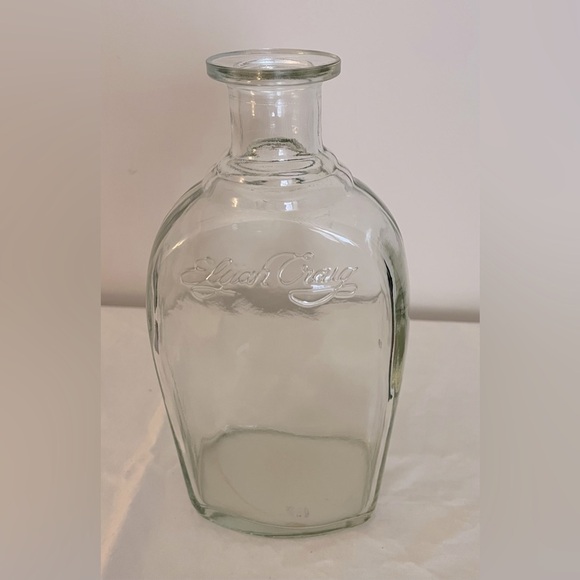 Vintage Elijah Craig Clear Glass Bottle Markings on bottom ~ 14, 77, 42; 8” x 4” - Picture 1 of 11